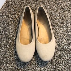 Taupe Knitted Flats